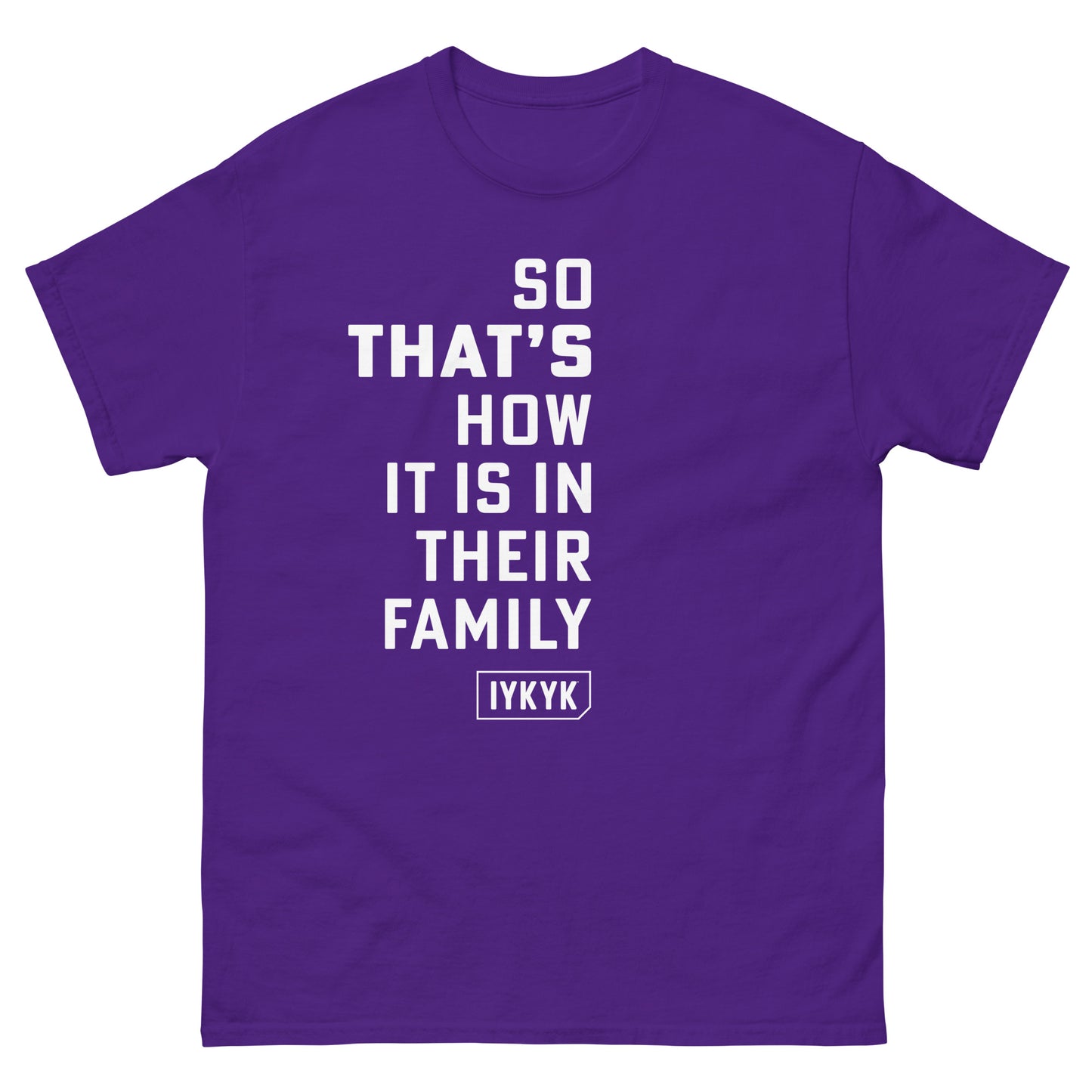 Ferris Bueller "So That's How It Is In Their Family" Classic T-shirt