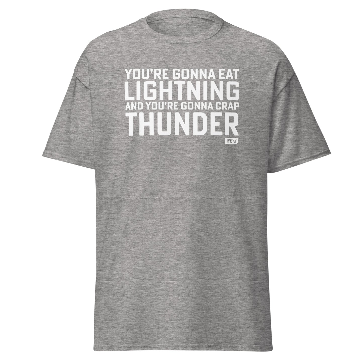 Rocky Balboa You're Gonna Eat Lightning Classic T-shirt