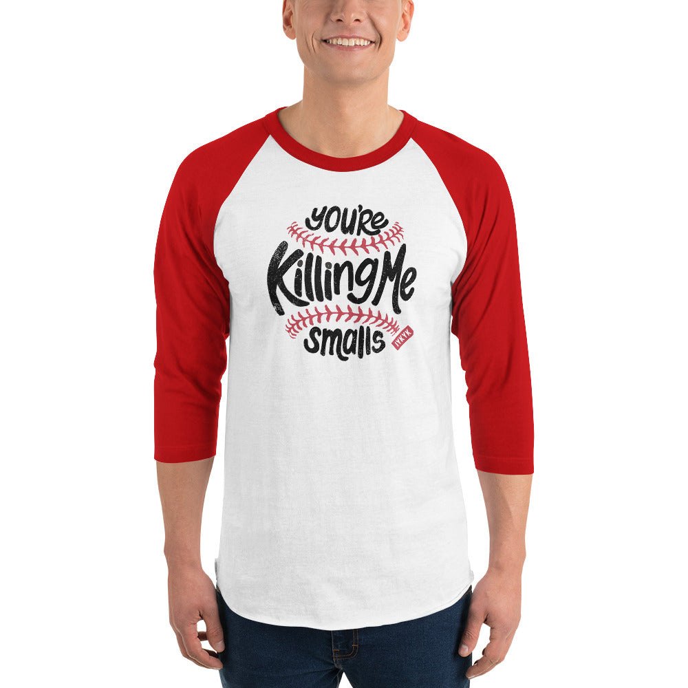 Premium Killing Me Smalls Sandlot 3/4 Sleeve Ball Tee