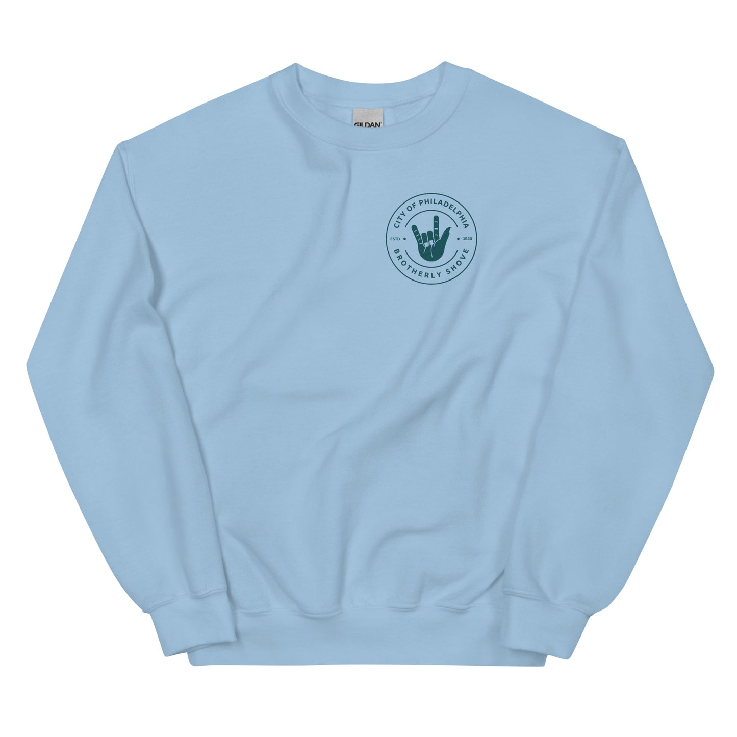 Philadelphia Eagles Brotherly Shove Tush Push Classic Sweatshirt