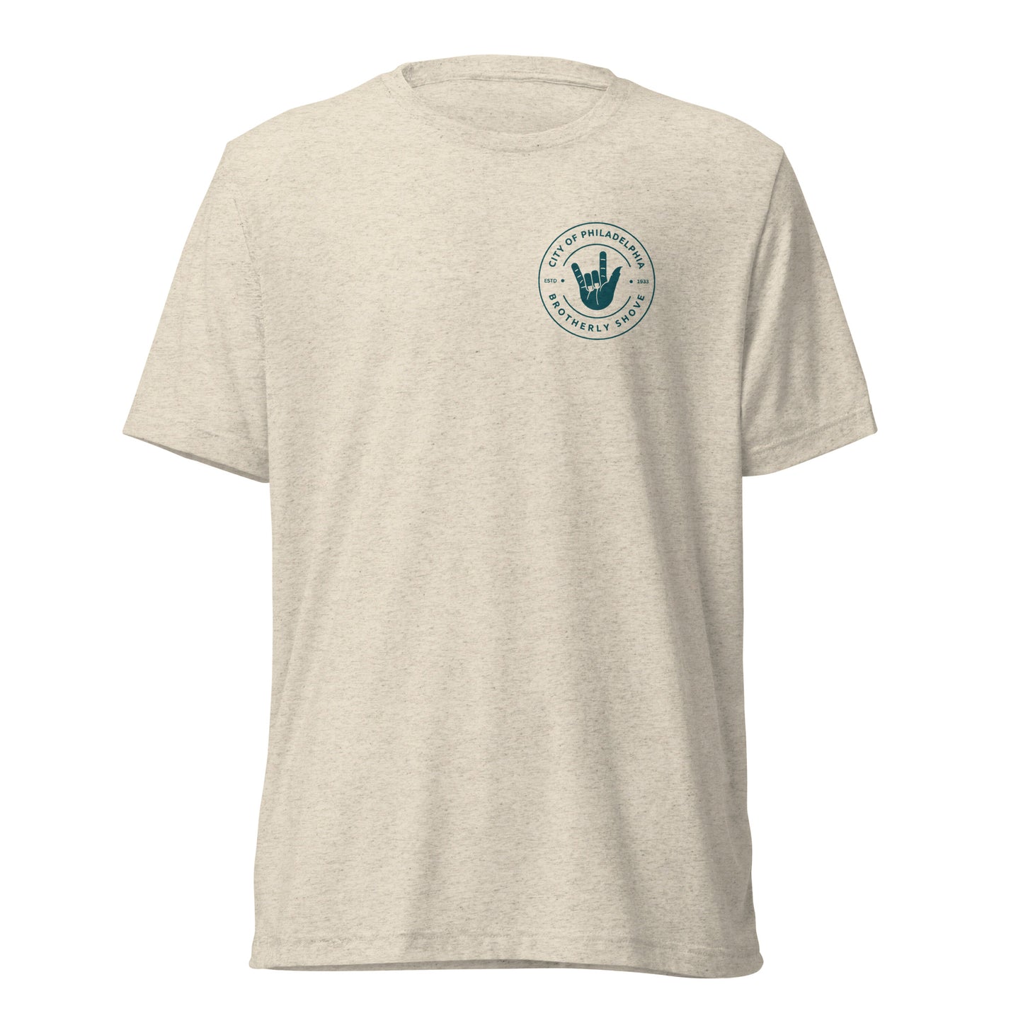 Philadelphia Eagles Brotherly Shove Tush Push Premium T-shirt