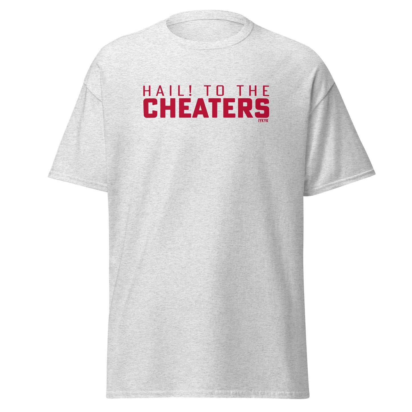 Classic Everyday Hail! To The Cheaters Scarlet & Grey Tee