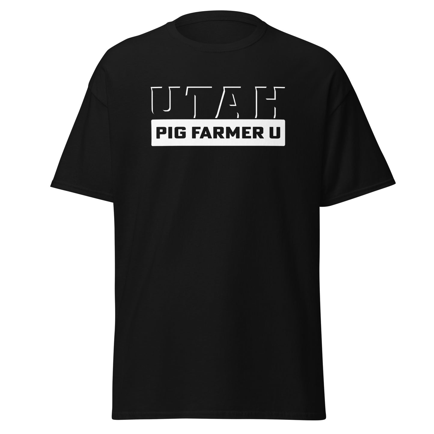 Classic Everyday Utah Pig Farmer U Simple Tee