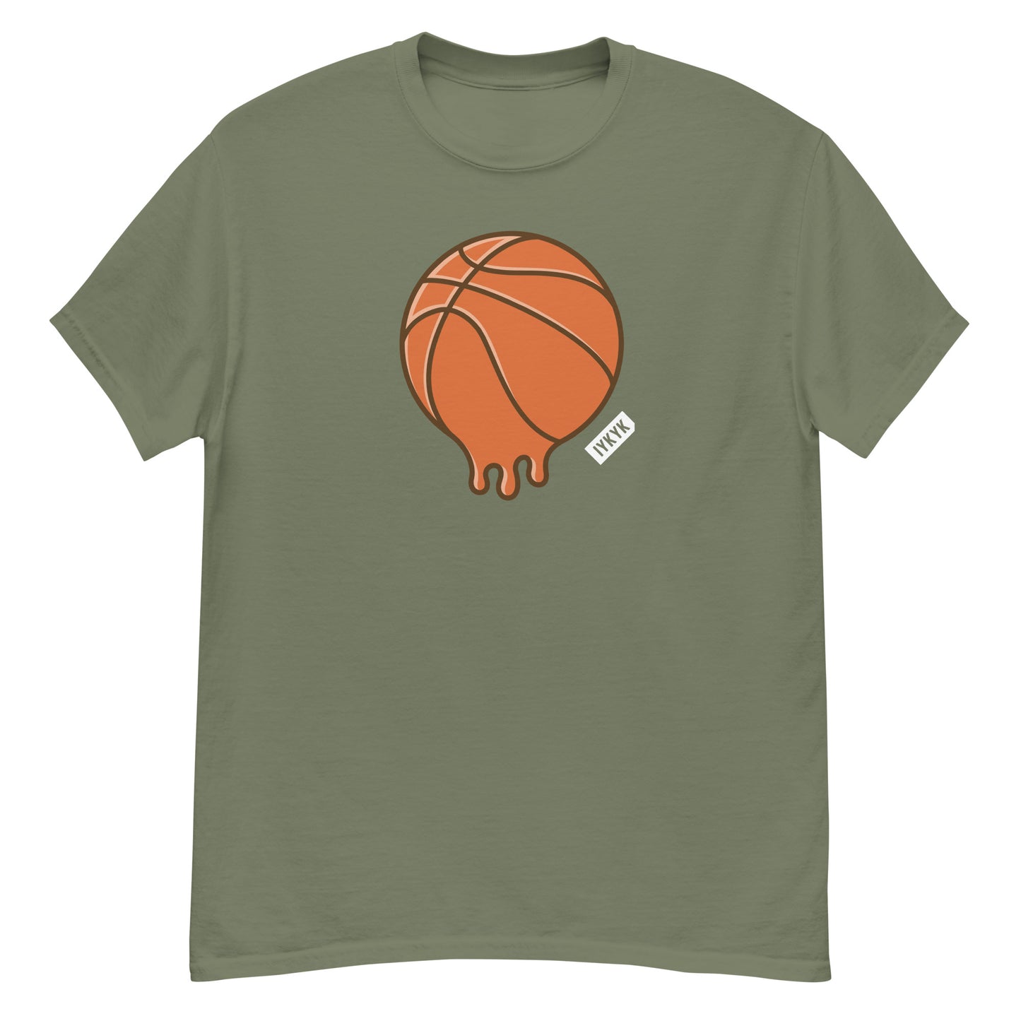 Classic Everyday Melting Basketball Just For Fun Tee