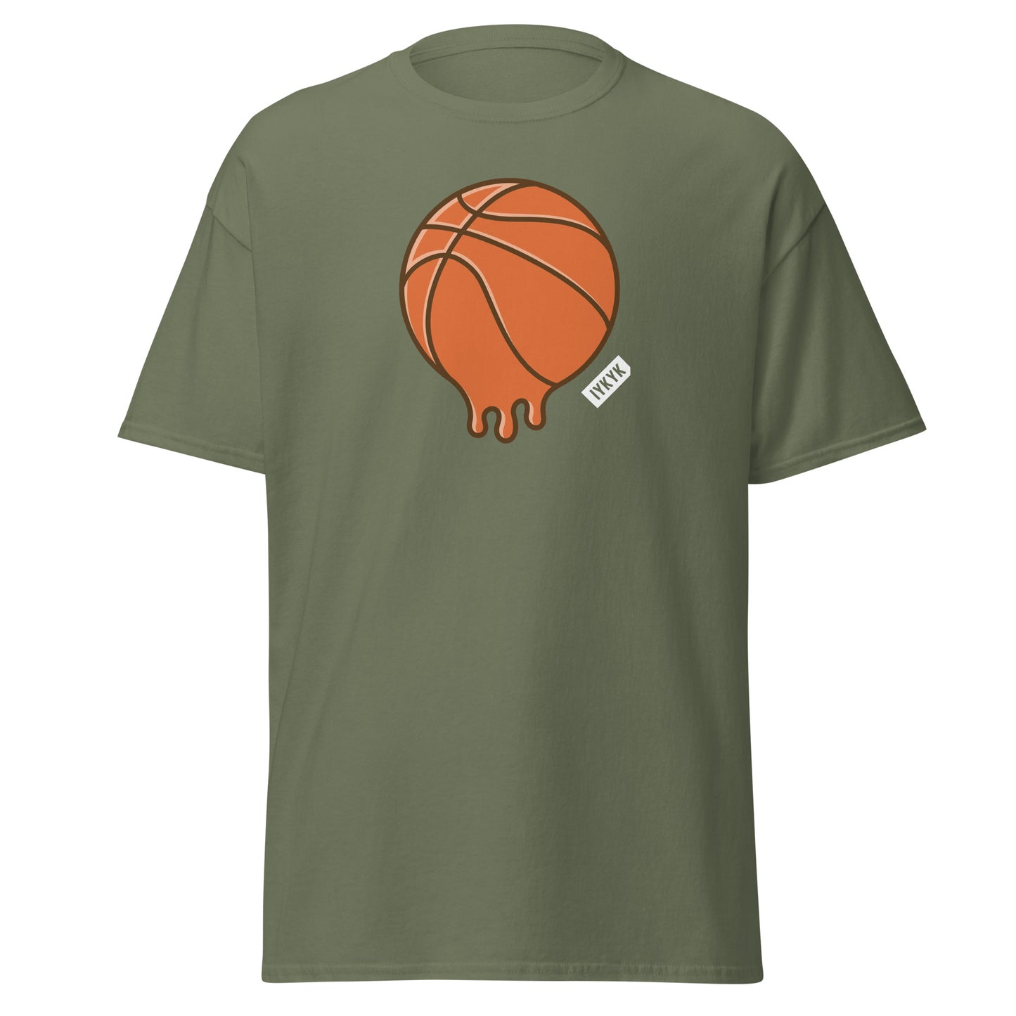 Classic Everyday Melting Basketball Just For Fun Tee