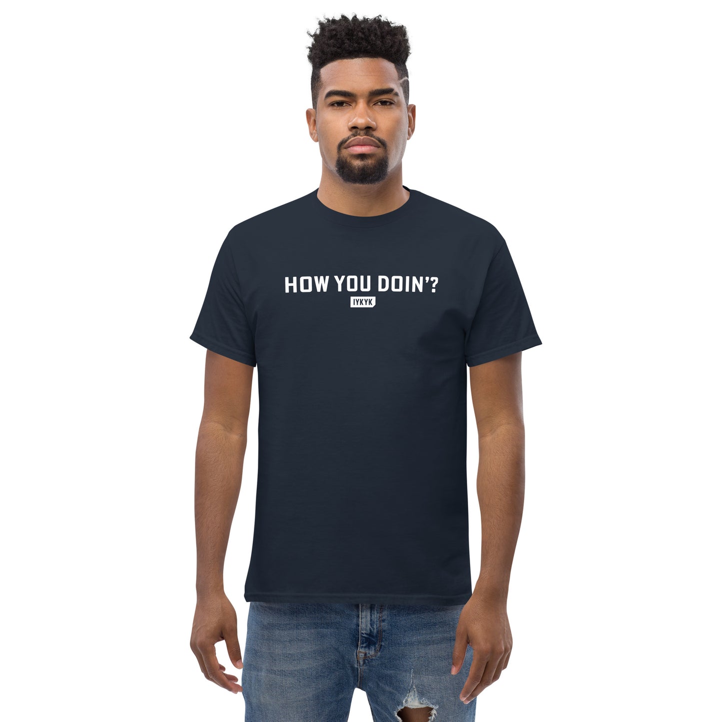 Classic Everyday How You Doin Friends Tee