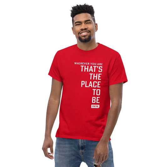 Classic Everyday Wherever You Are Place To Be Fast Times Stacked Tee