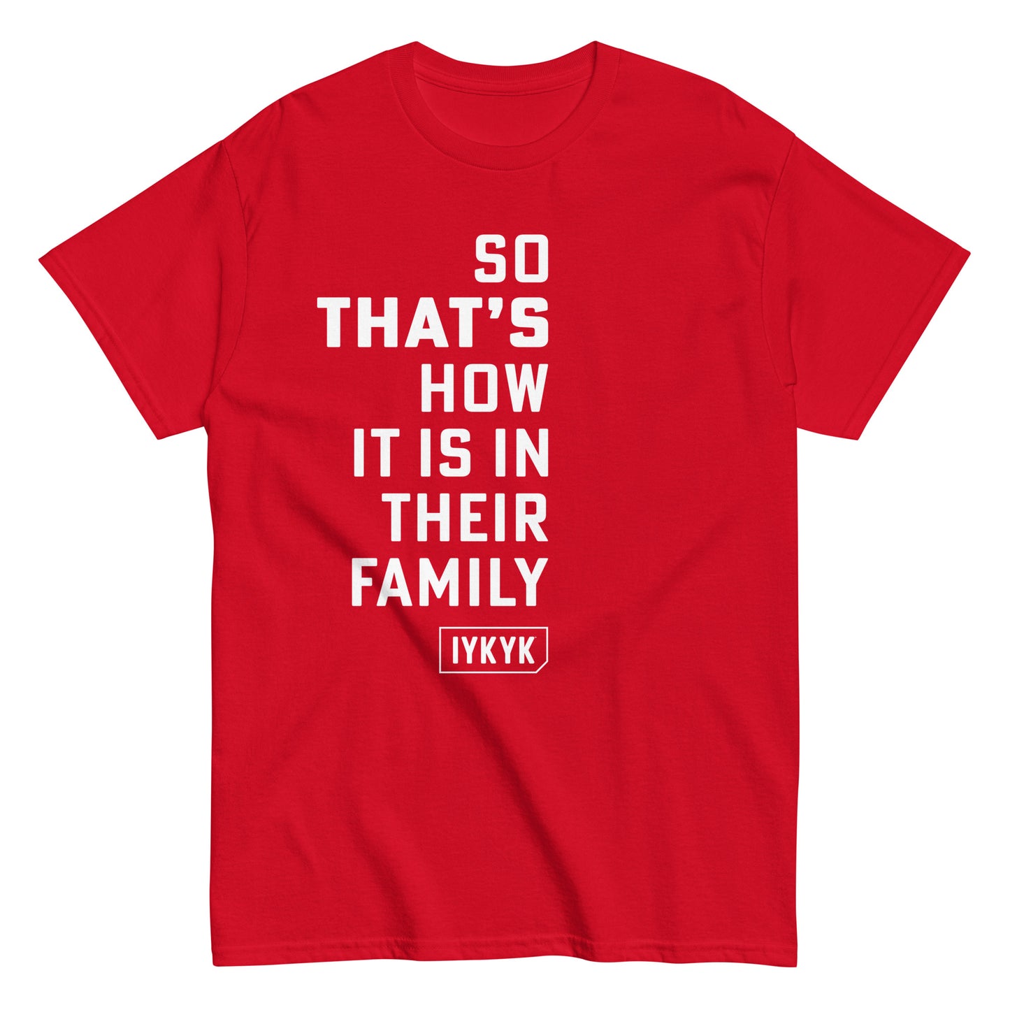 Classic Everyday That's How It Is In Their Family Ferris Bueller Tee