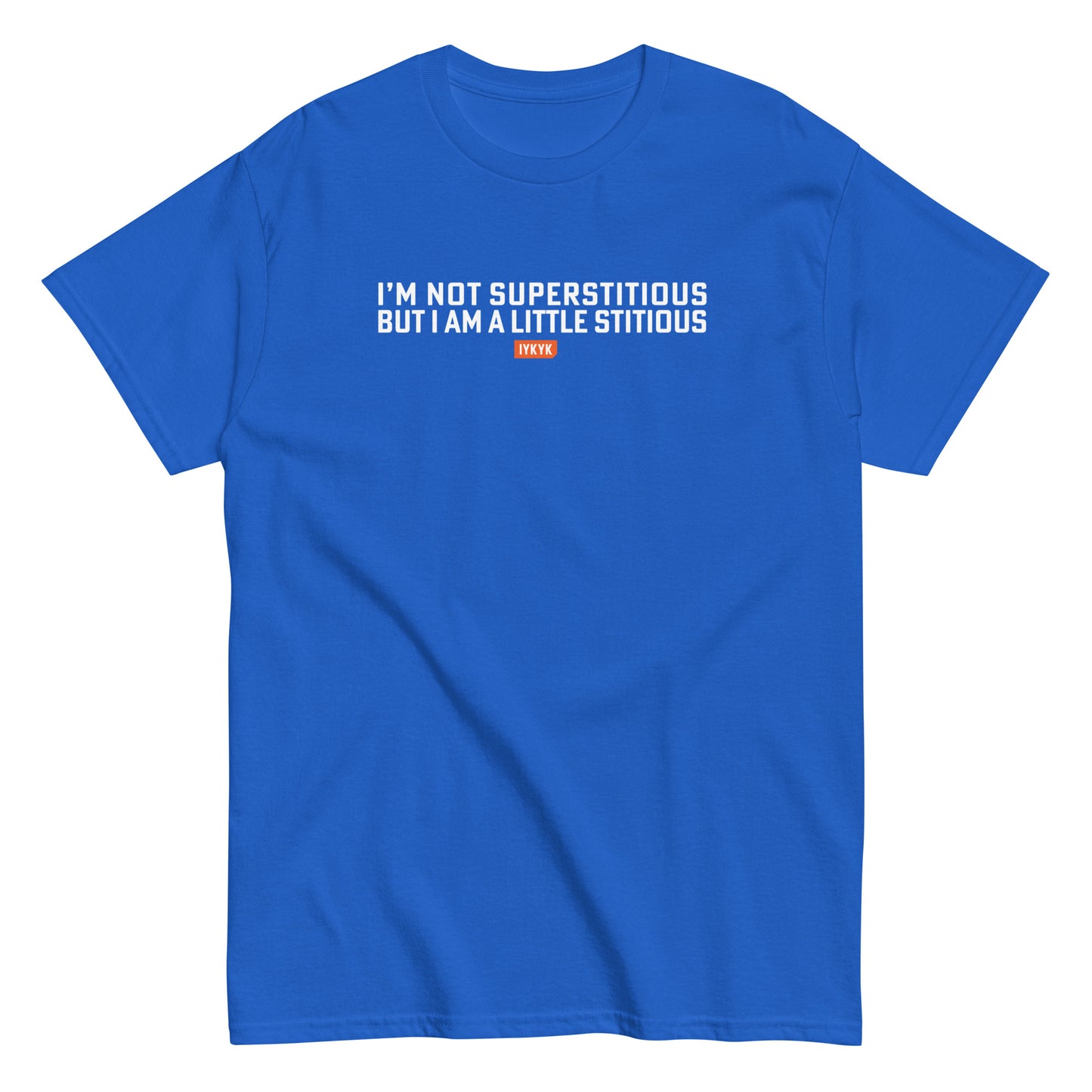 Classic Everyday Not Superstitious A Little Stitious The Office Tee