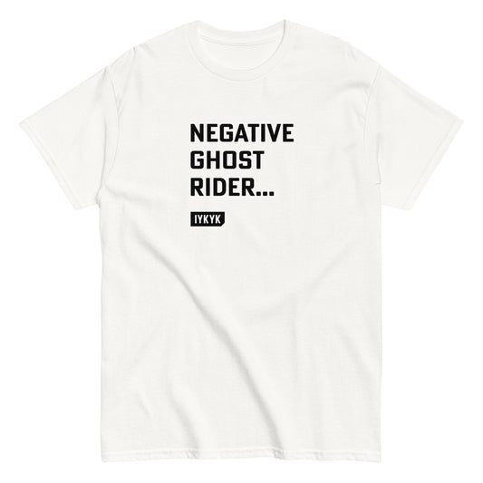 Classic Everyday Negative Ghost Rider... Top Gun Tee
