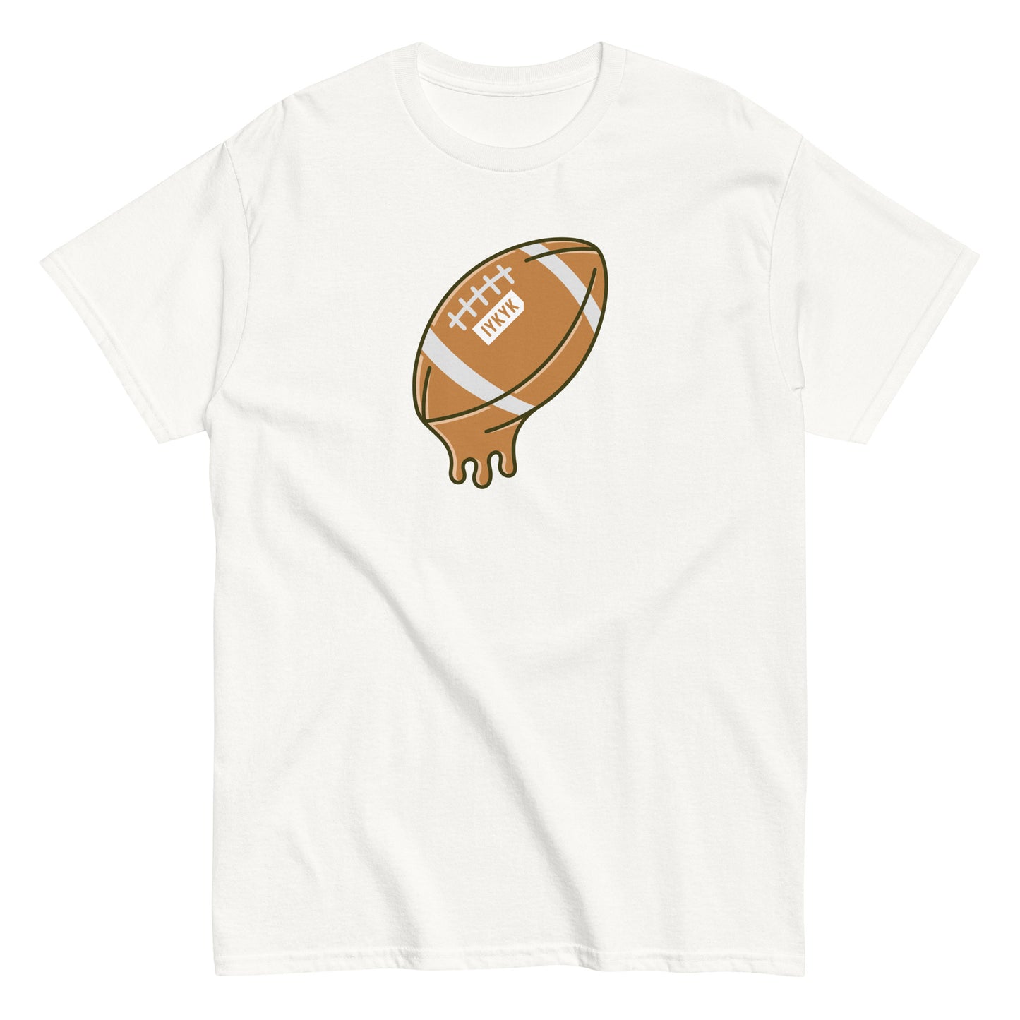 Classic Everyday Melting Football Just For Fun Tee