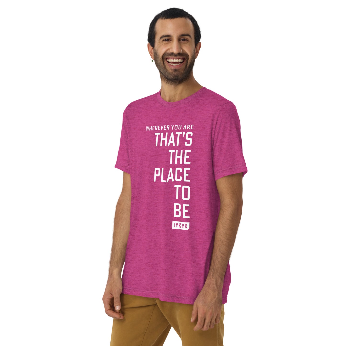 Premium Everyday Wherever You Are Place To Be Fast Times Stacked Tee