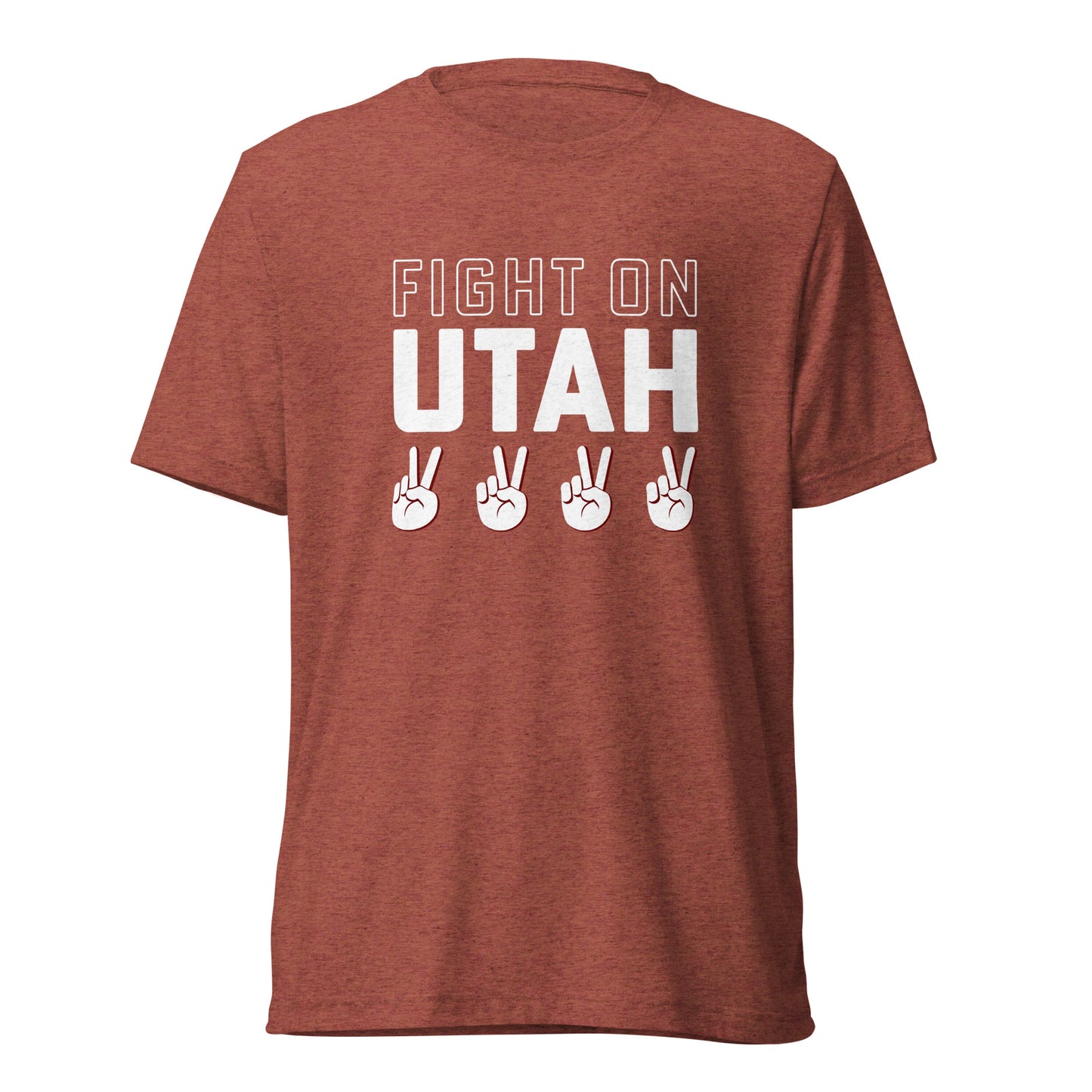 Premium Everyday Fight On Utah 4 In A Row ✌️ Simple USC Tee
