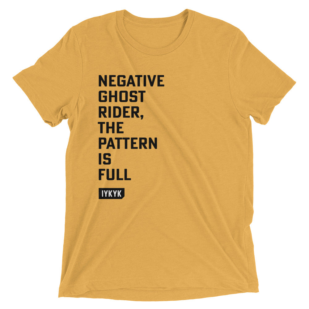 Premium Everyday Negative Ghost Rider Top Gun Tee