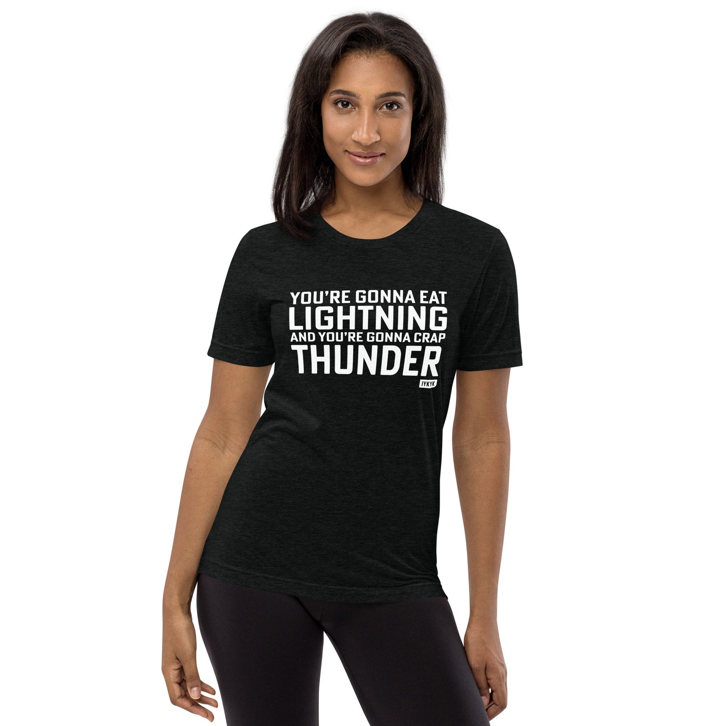 Premium Everyday You're Gonna Eat Lightning And You're Gonna Crap Thunder Rocky Tee
