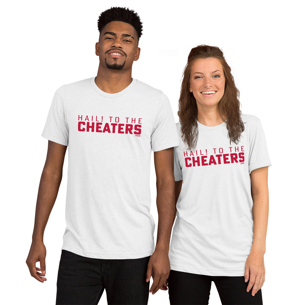 Premium Everyday Hail! To The Cheaters Scarlet & Grey Tee