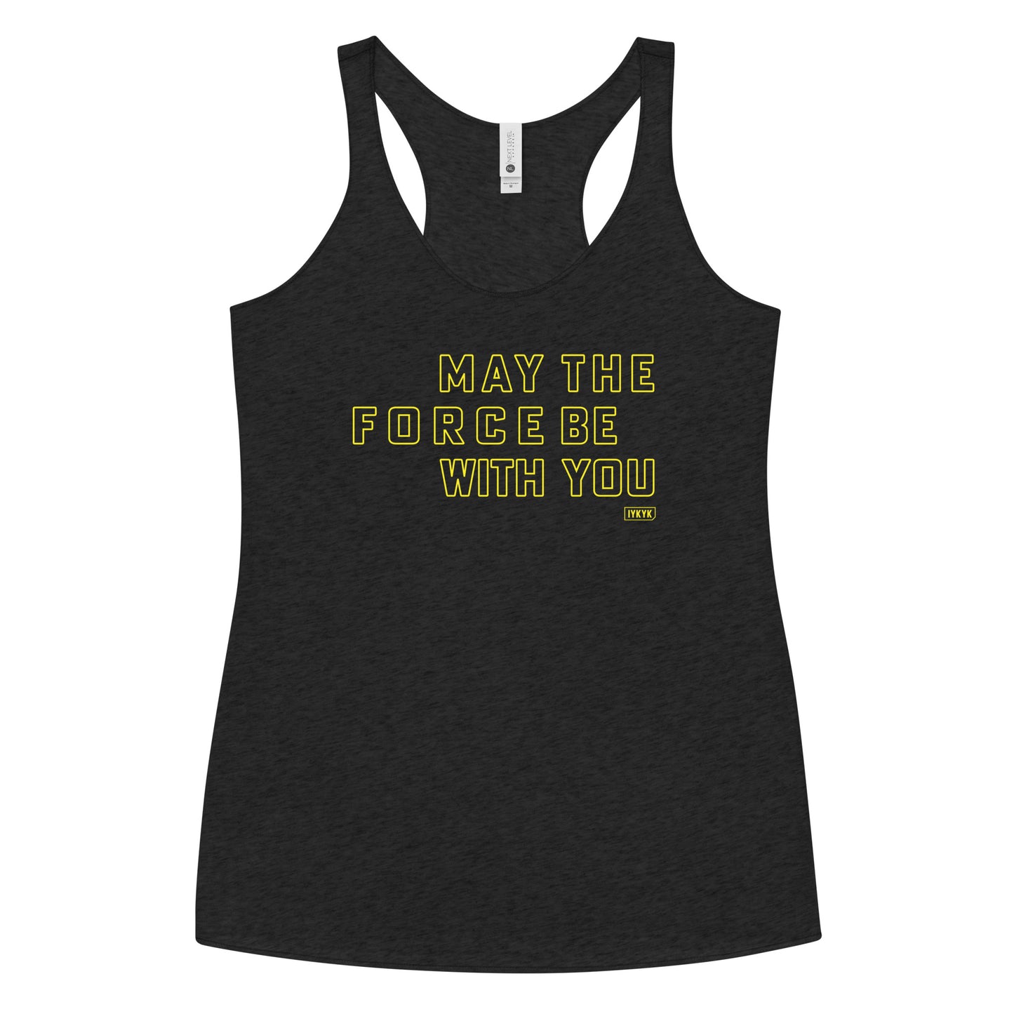 Premium Everyday Women's May The Force Be With You Star Wars Racerback Tank
