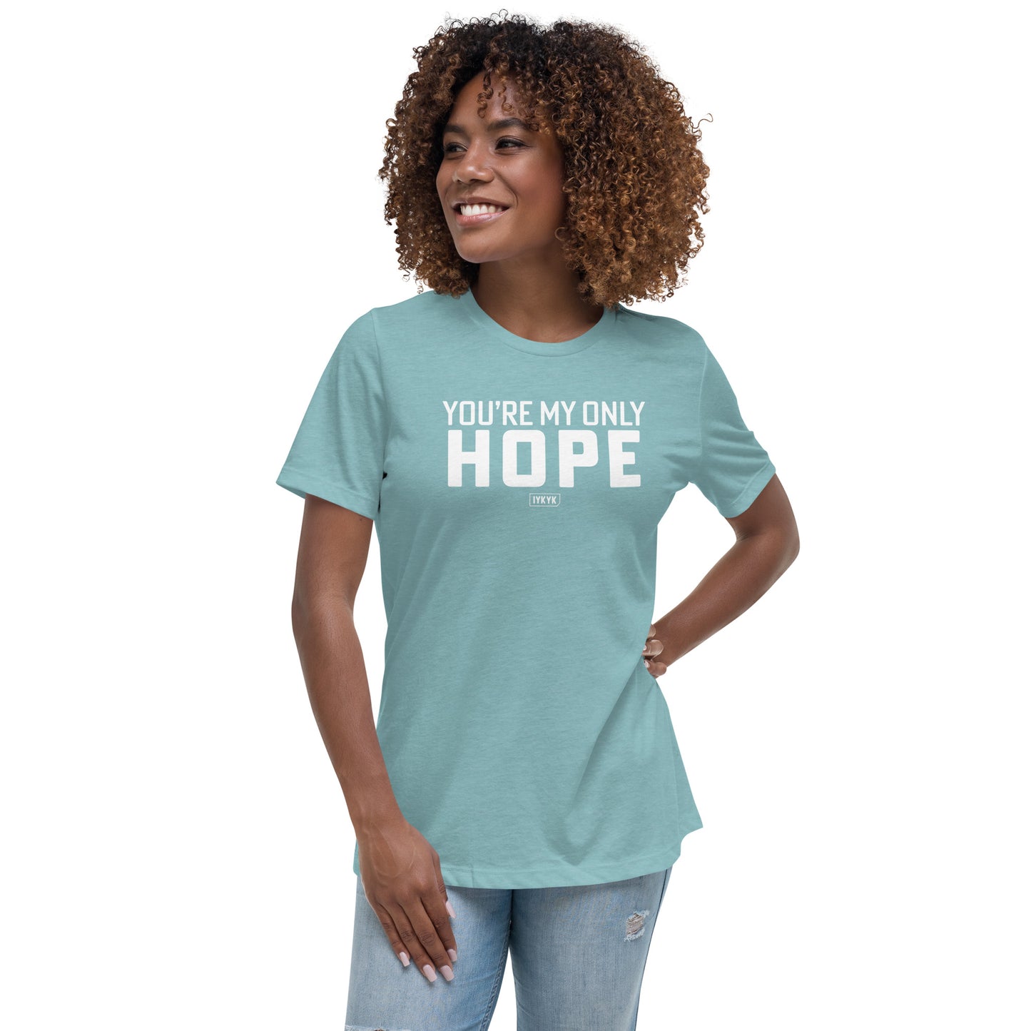 Premium Everyday Women's You're My Only Hope Star Wars Tee
