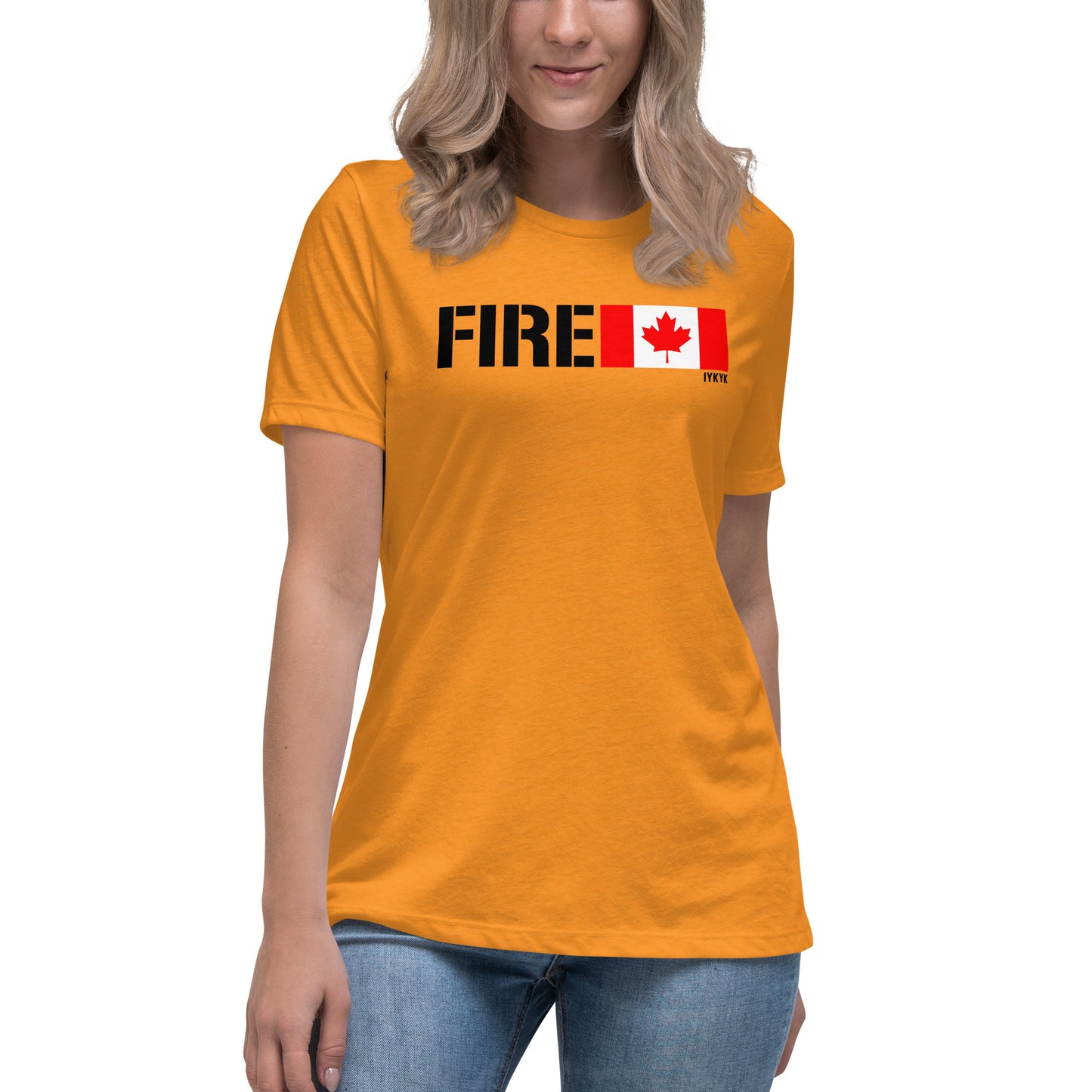 Premium Everyday Women's Fire Canada Steelers Tee
