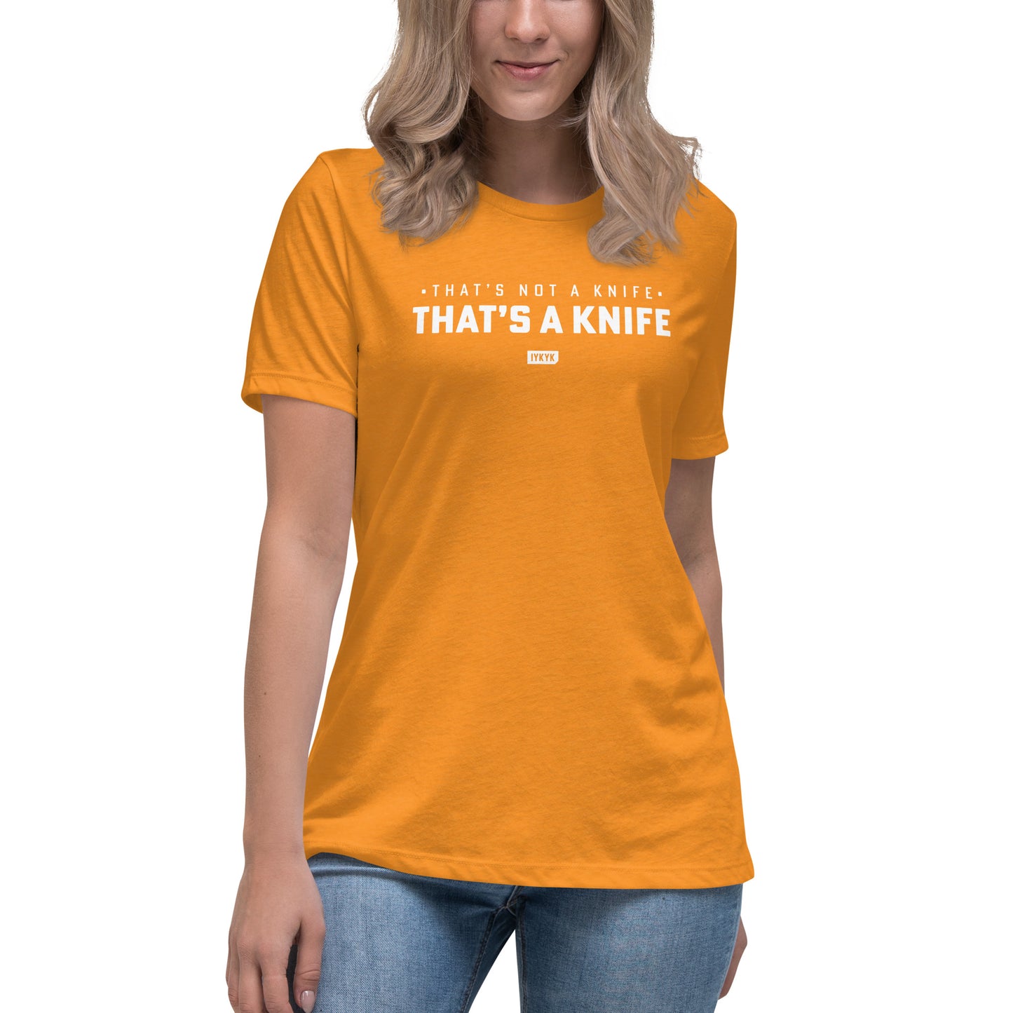 Premium Everyday Women's That's Not A Knife, That's A Knife Crocodile Dundee Tee