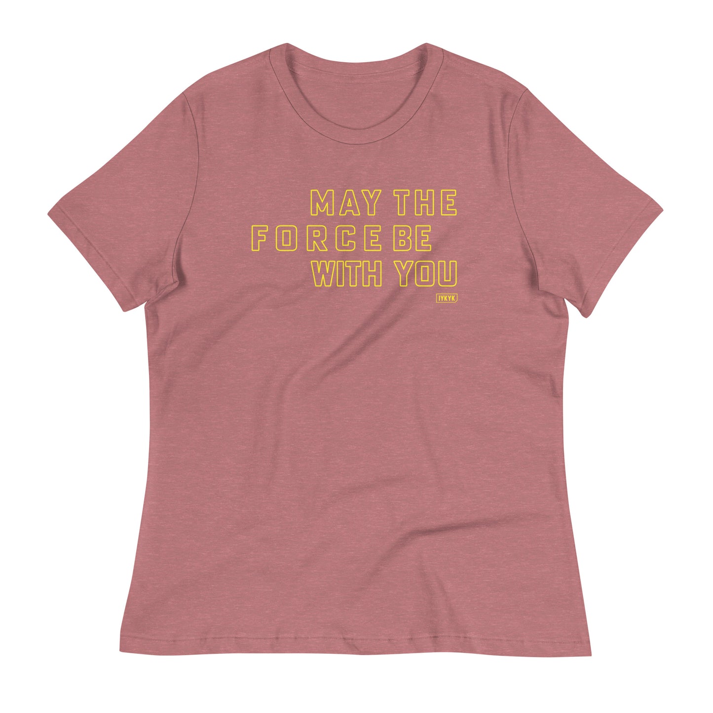 Premium Everyday Women's May The Force Be With You Star Wars Tee