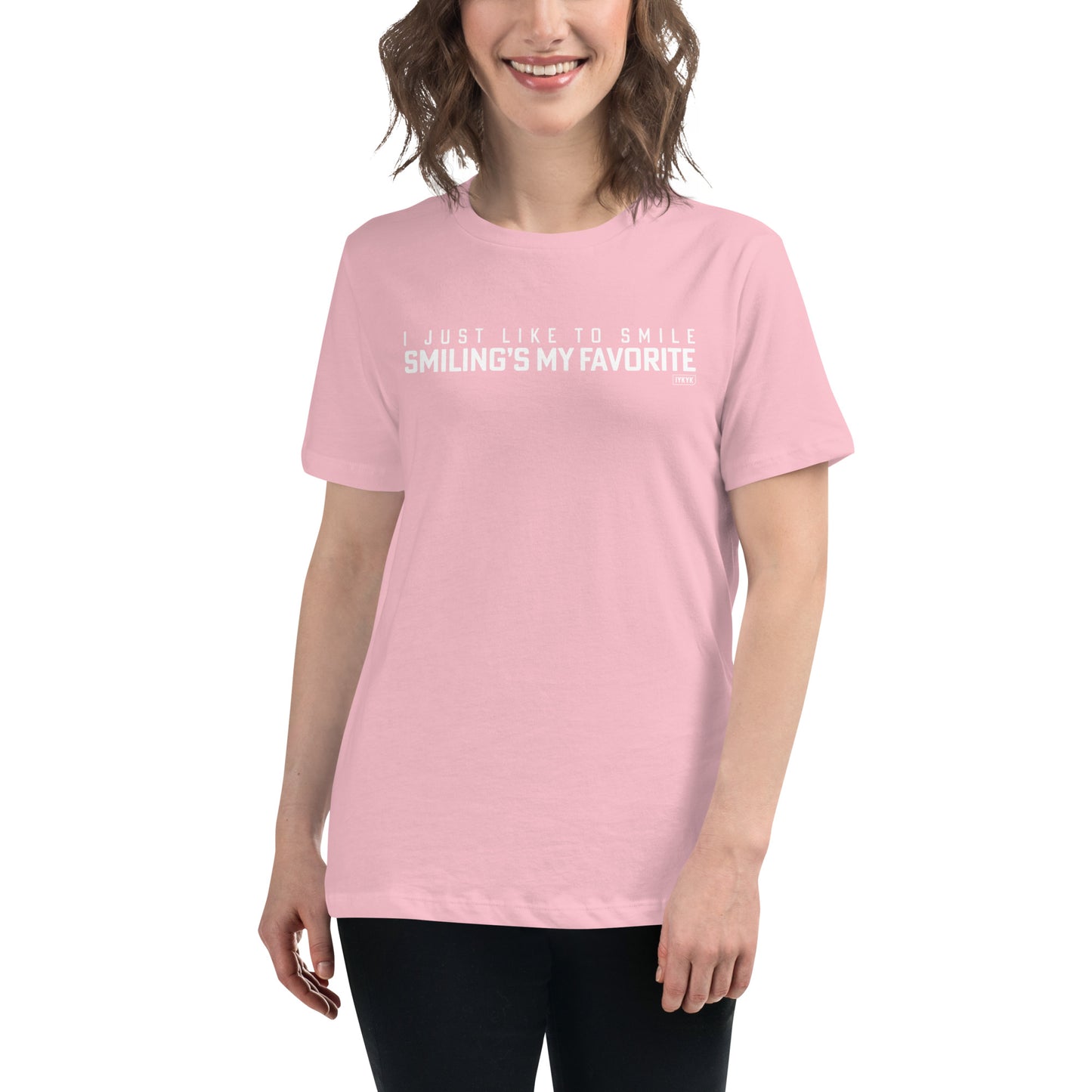 Premium Everyday Women's I Just Like To Smile, Smiling's My Favorite Elf Tee